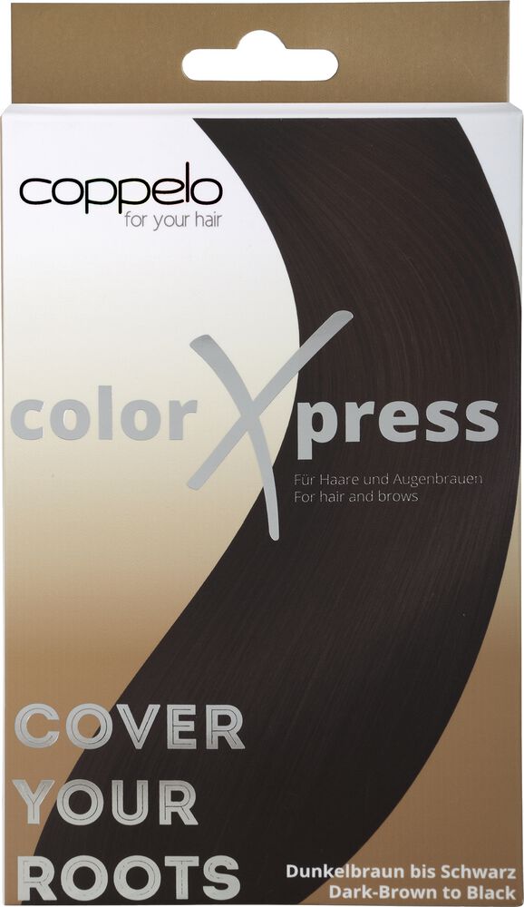 Coppelo ColorXpress dunkelbraun/schwarz 2x4g