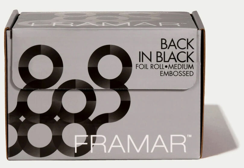 Framar Embossed Roll Black 97m