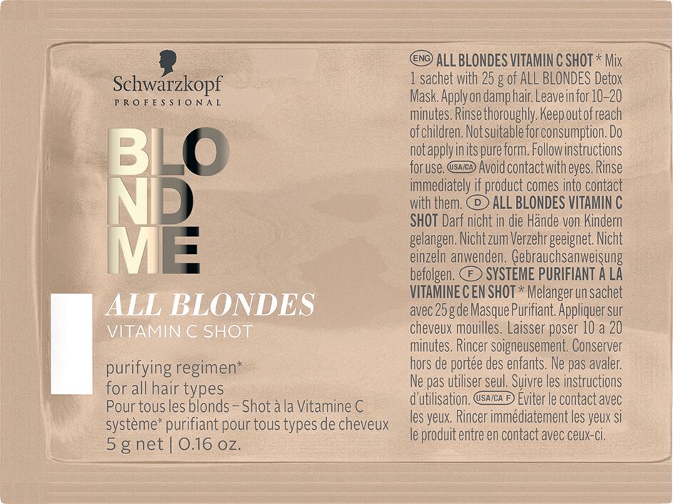 SK Blondme All Blondes Detox Vita C Shots 5x5g